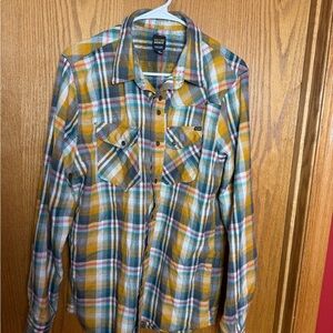 Volcom Plaid Workwear Button-Up Shirt